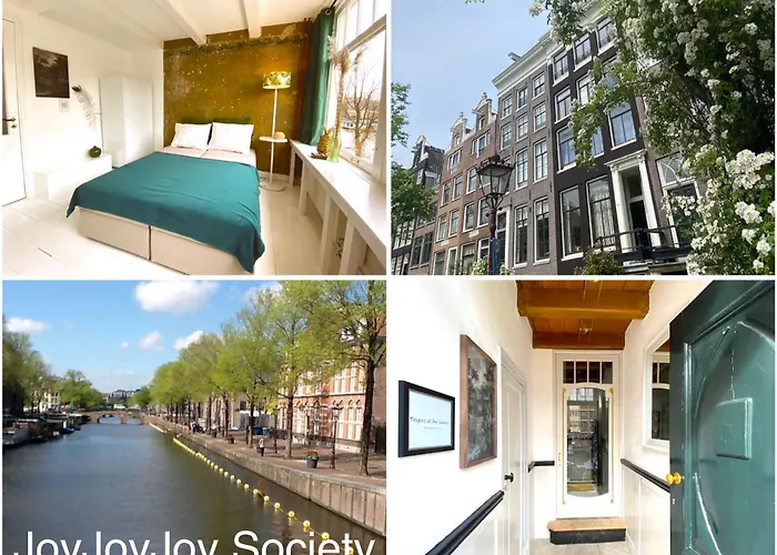 Joyjoyjoy The Green Palm Ecolicious Studio In A In Historic Canalhouse From 1729 With View On The Canals